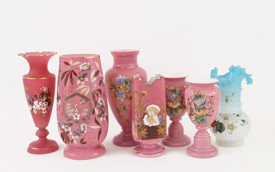 Vaser 7st, omkring år 1900