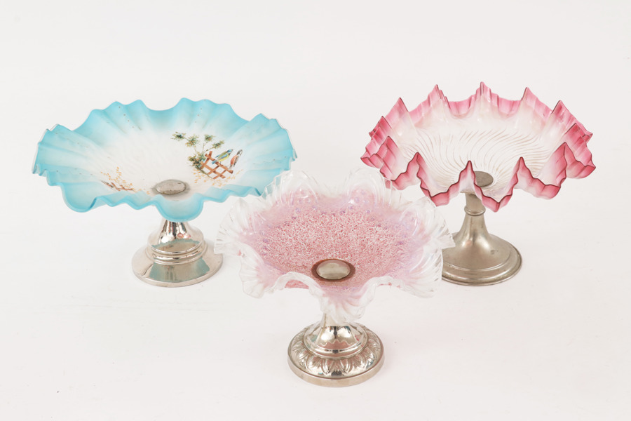 Uppsatsskålar 3st, tidigt 1900-tal