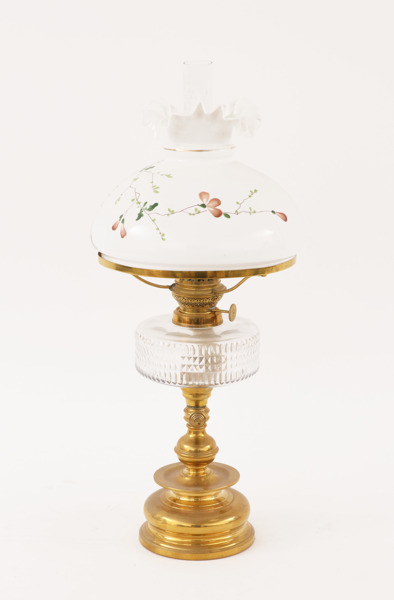 Bordsfotogenlampa, omkring år 1900