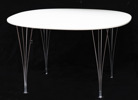 Matbord, "Supercirkulär", Bruno Mathsson & Piet Hein för Mathsson International