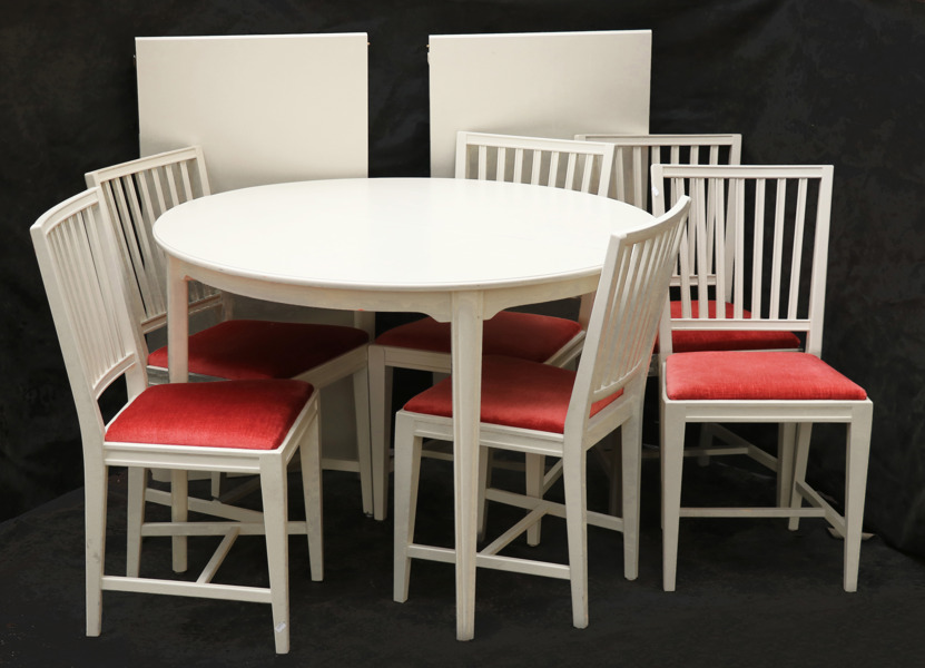 Matsalsmöblemang 7 delar, 1900-talets andra hälft