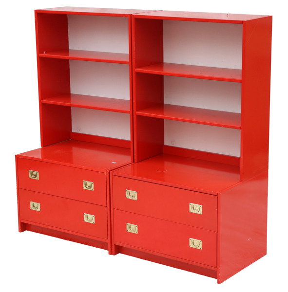 Bokhyllor ett par, 1900-talets andra hälft