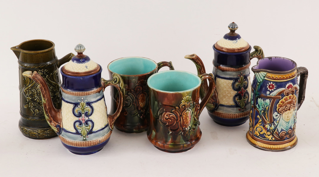 Keramik 6 delar, Rörstrand/Gustavsberg, 18/1900-tal