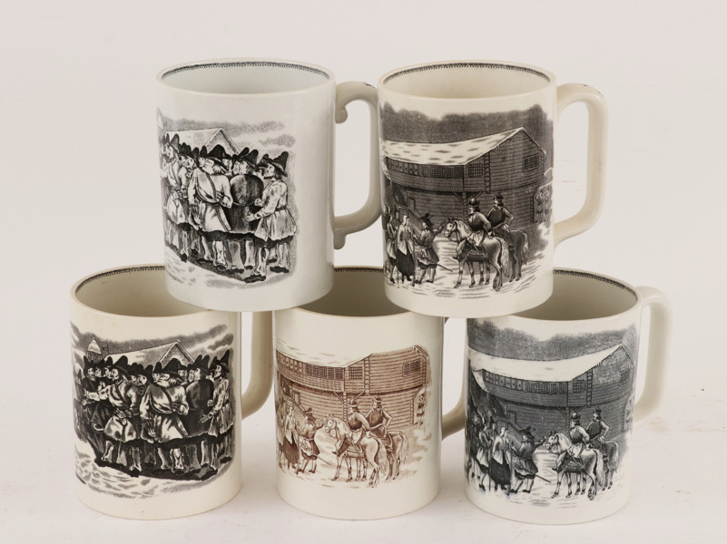 Sejdlar 5st, Gustavsberg, 18/1900-tal