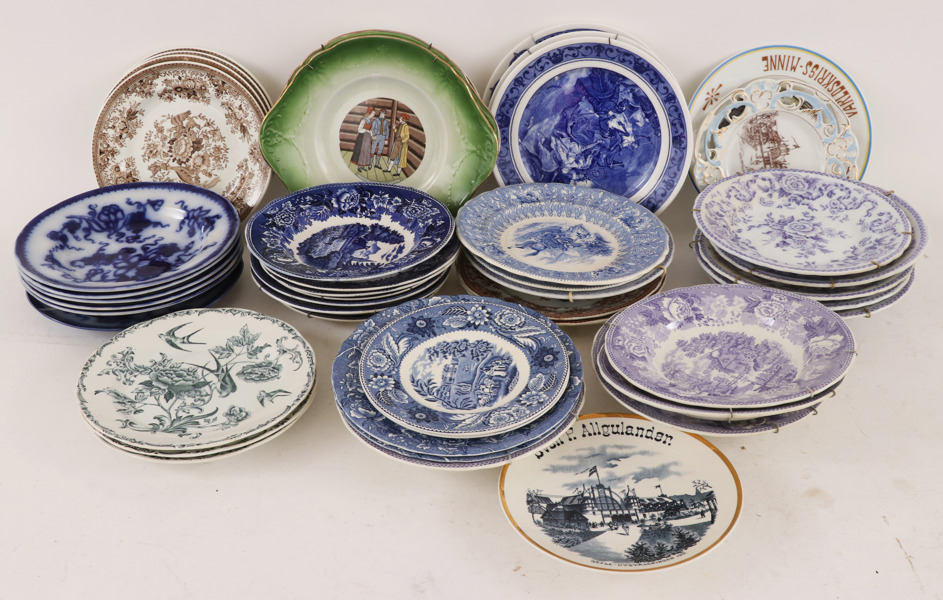 Parti porslin, 18/1900-tal