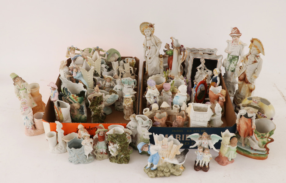 Parti figuriner, mestadels tidigt 1900-tal