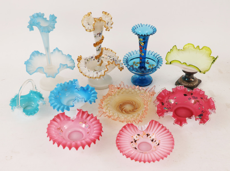 Glas 10 delar, tidigt 1900-tal