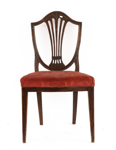 Stol, sengustavianskt Stockholmsarbete, omkring år 1800