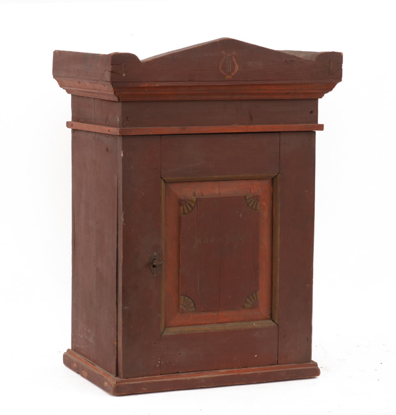 Väggskåp, allmoge, daterat 1845