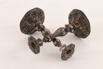 Ljusstakar ett par, silver, Stockholm, 1855
