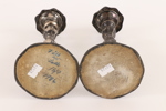 Ljusstakar ett par, silver, Stockholm, 1855