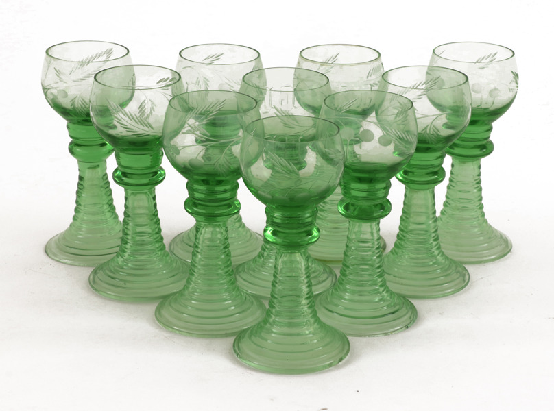 Vinglas 10st, remmarmodell