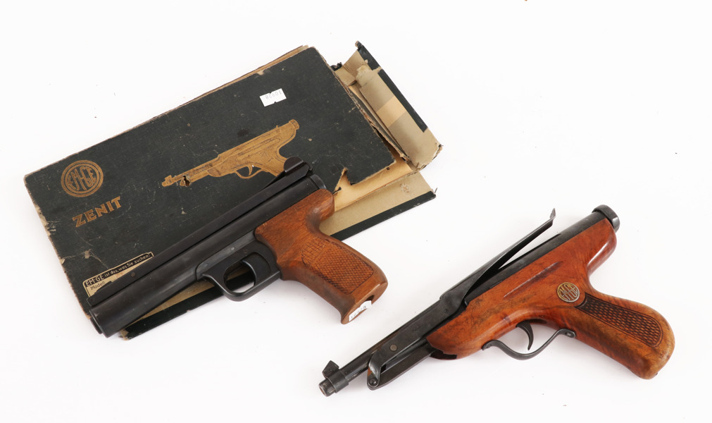 Luftpistoler 2st, Zenit samt Excellent