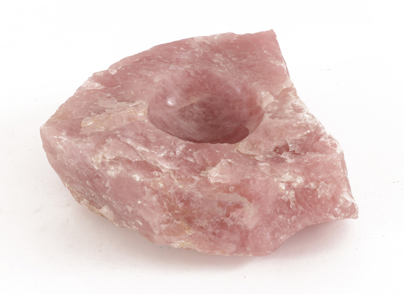 Skål av rosenkvarts