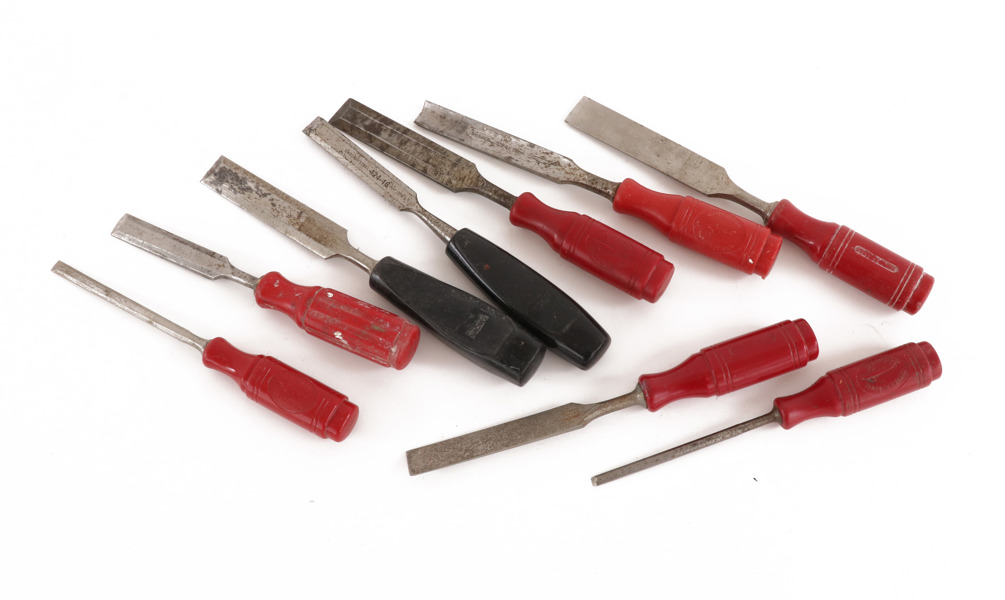 Stämjärn 9st, bl.a. Sandvik