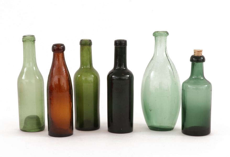 Flaskor 6st, 18/1900-tal