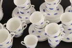 Kaffe- och moccaservisdelar, "Blå Blom", Gustavsberg