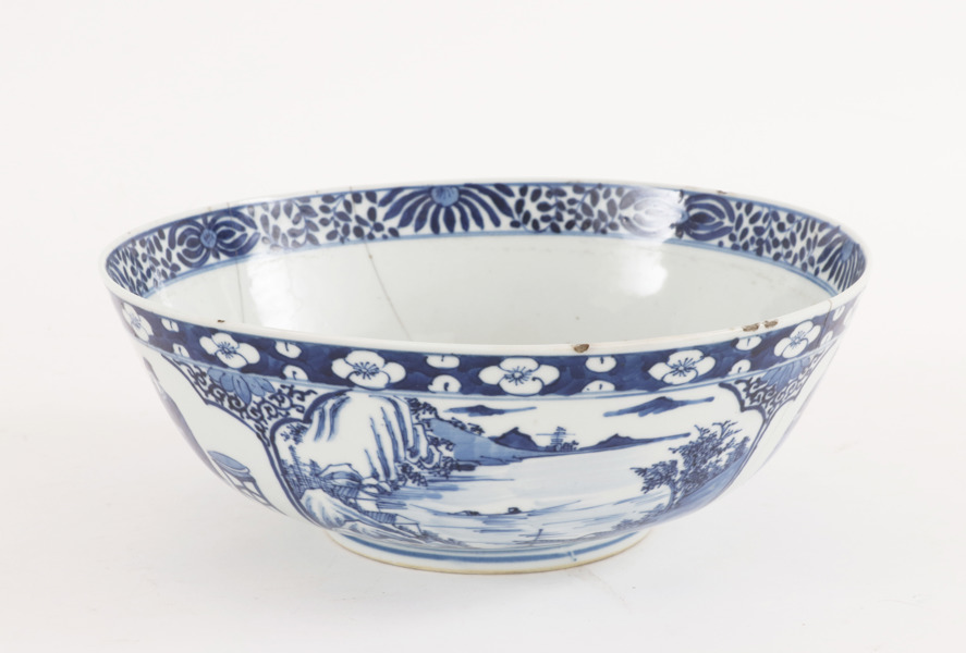 Skål, Kina, Kangxi-sigill, troligen 1800-tal