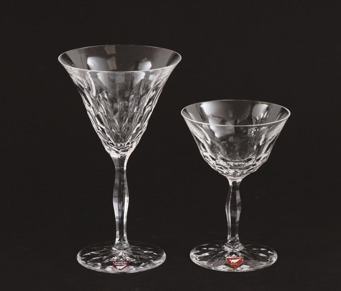 Glasservisdelar, "Gate", Simon Gate för Orrefors