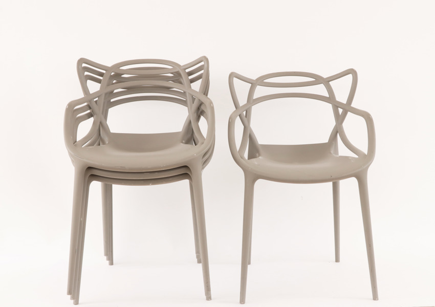 Stolar 4st, "Masters", Philippe Starck för Kartell