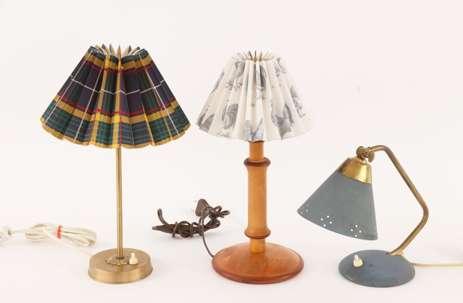 Bordslampor 3 delar