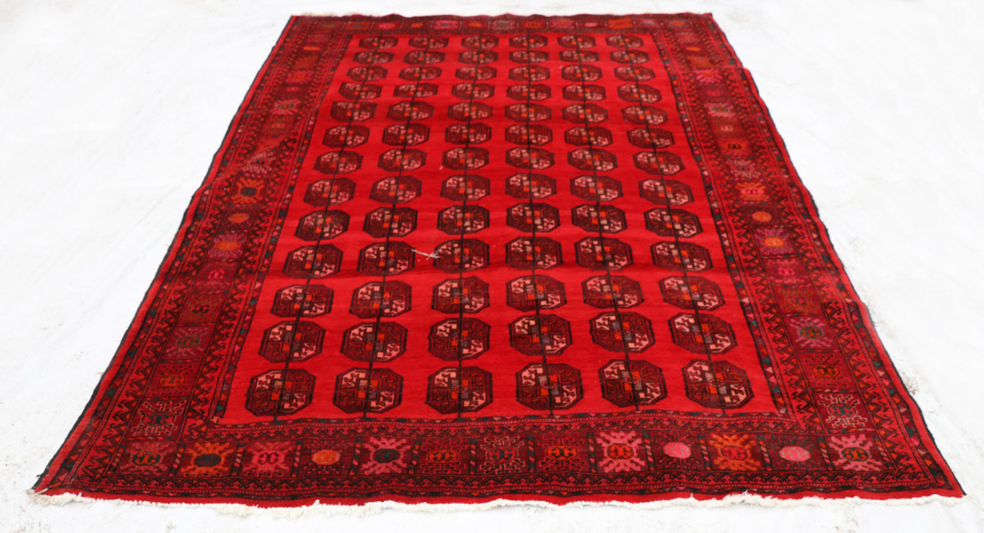 Handknuten matta, orientalisk