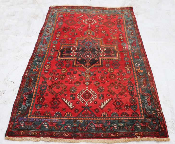 Handknuten matta, orientalisk