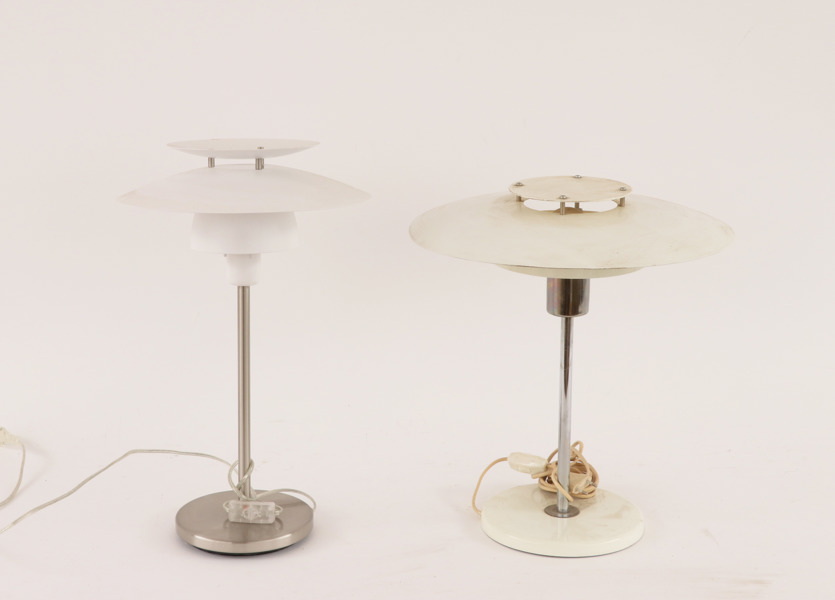 Bordslampor 2st, 1900-talets andra hälft