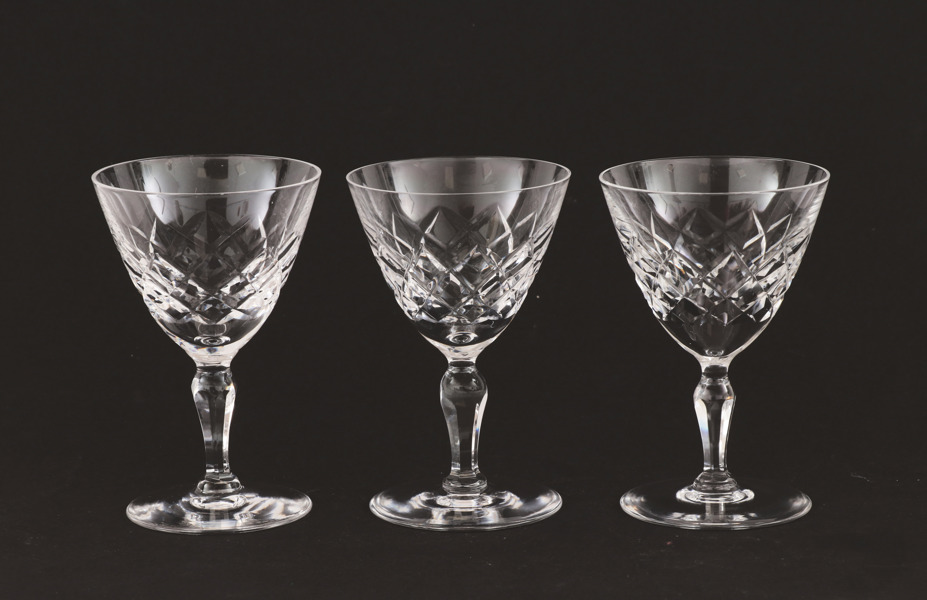 Coupeglas 16st, "Karolina", Gunnar Cyrén för Orrefors