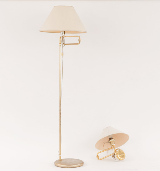 Golv- samt vägglampa, RAF, 1900-talets slut