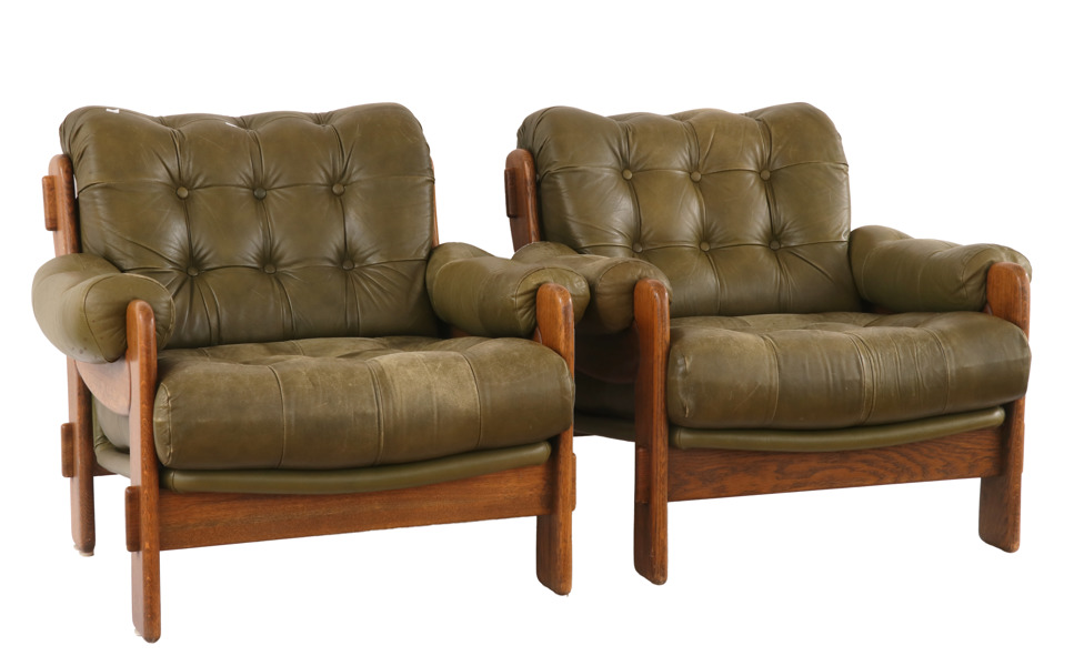 Fåtöljer ett par, 1900-talets andra hälft