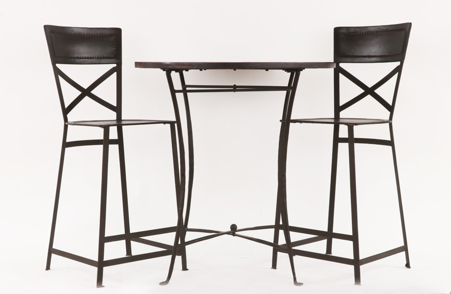 Barstolar 4st samt bord, 2000-tal