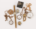 Parti klockor och smycken