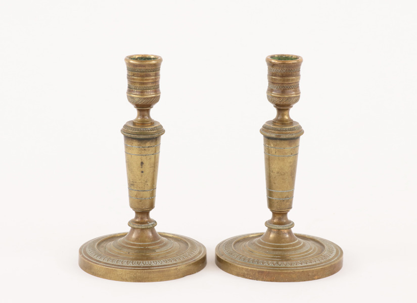 Ljusstakar ett par, empire, 1800-talets första hälft