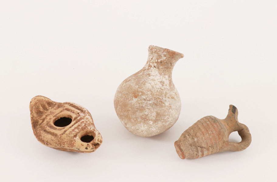 Lergods 3 delar, troligen antiken