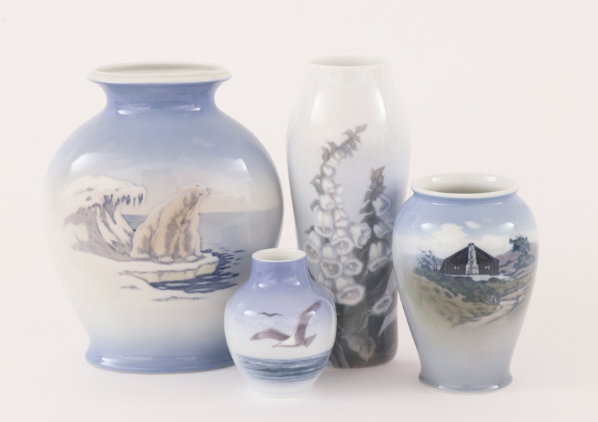 Vaser 4st, Royal Copenhagen, Danmark