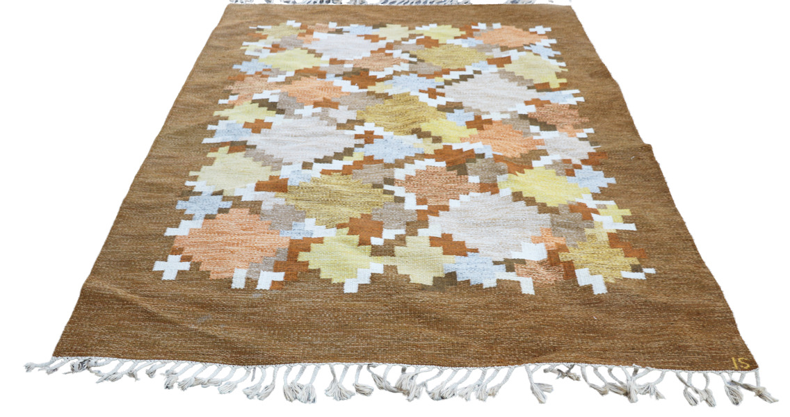 Röllakanmatta, "Barken", Ingegerd Silow, 1900-talets andra hälft