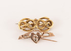 Broscher i guld 2st