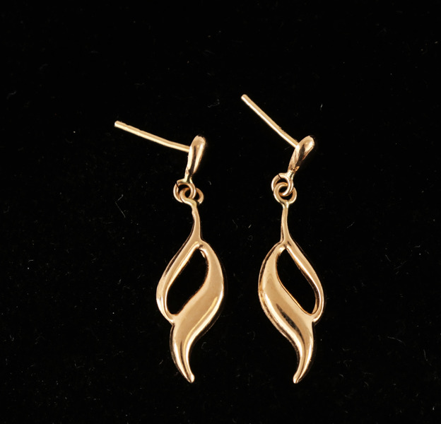 Örhängen ett par, 18k