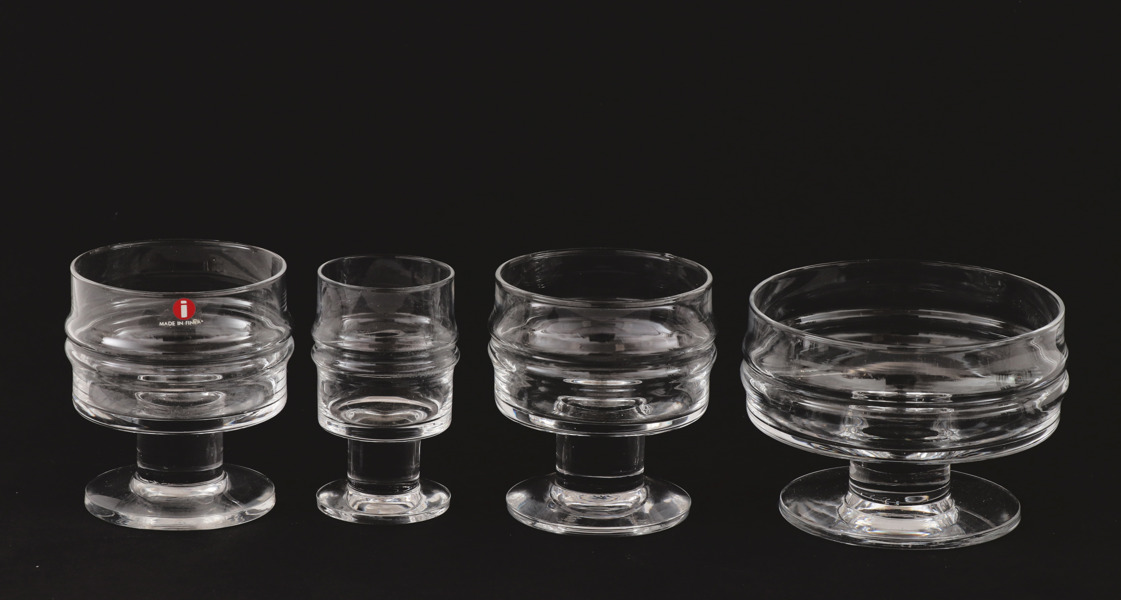 Glasservisdelar, "Pisaranrengas", Timo Sarpaneva för IIttala