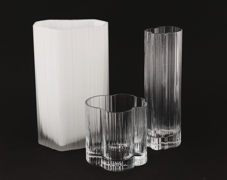 Vaser 3st, Iittala, bl.a. Tapio Wirkkala