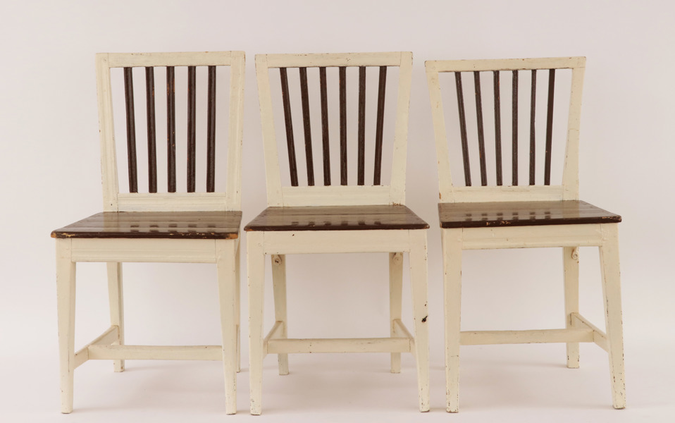 Stolar 4st, allmoge, 1800-tal