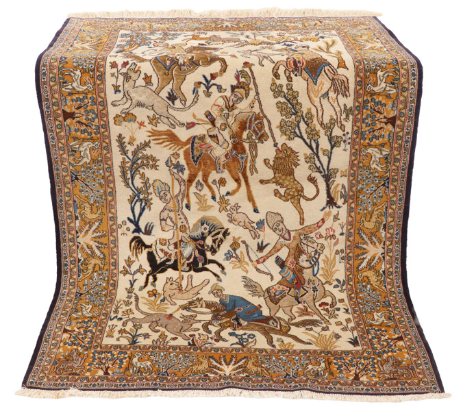 Handknuten matta, Ghom