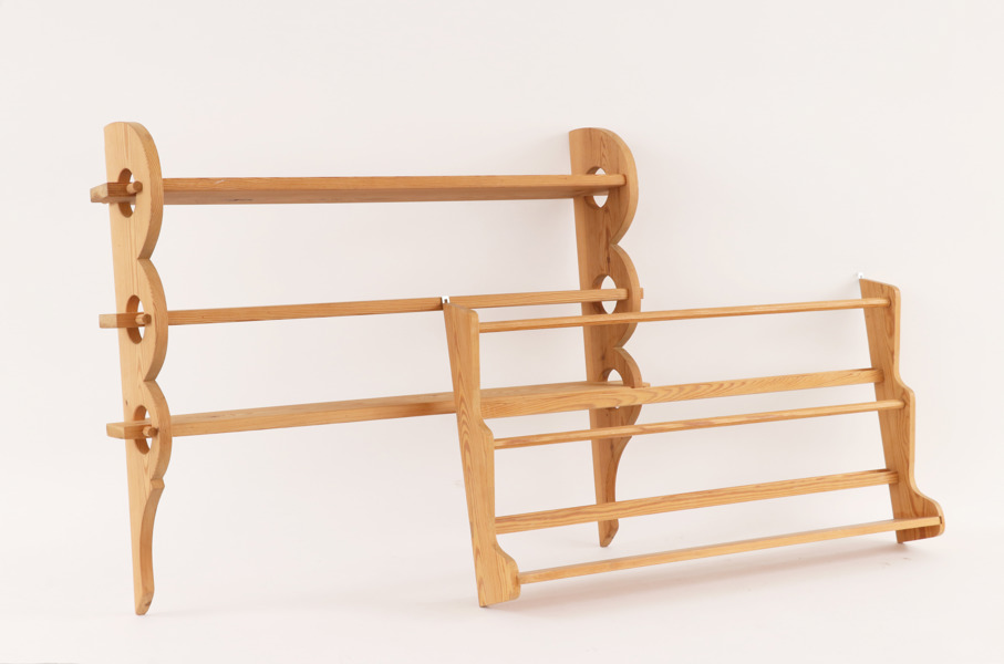 Vägghyllor 2st, 1900-talets andra hälft