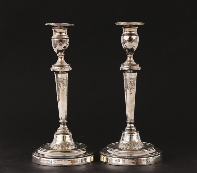 Ljusstakar ett par, Louis XVI stil, 1800-tal