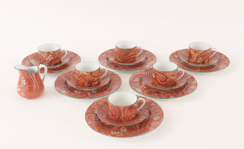 Kaffeservis, "Lazeyras", Nina Ricci, Limoges, Frankrike