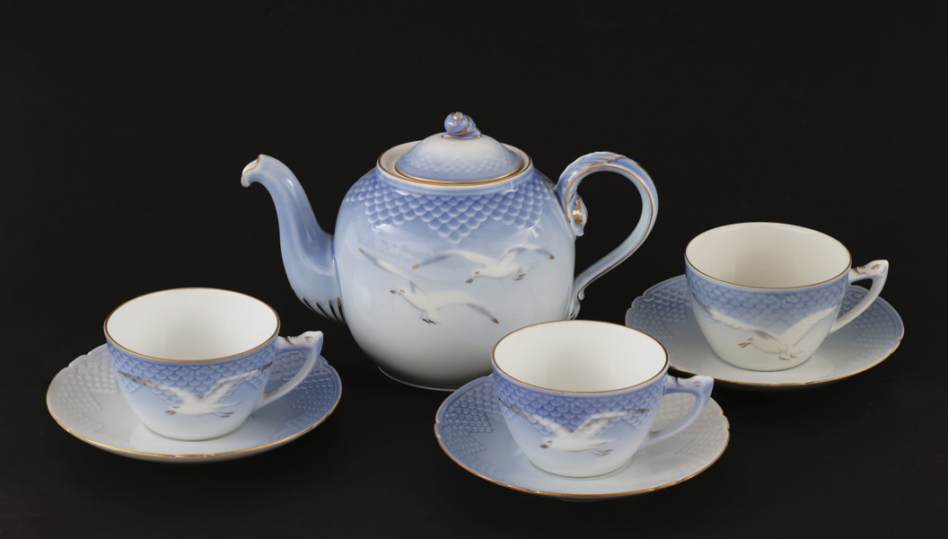 Teservisdelar, "Måsen", Bing & Gröndahl, Danmark