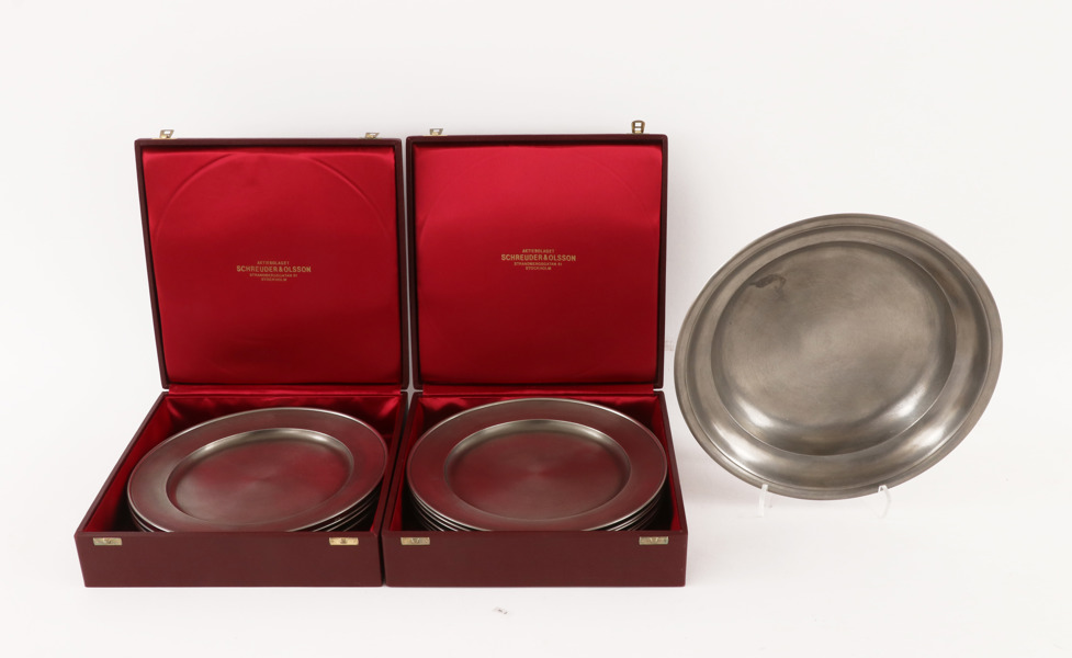 Tenn 11 delar, Schreuder & Olsson, Stockholm