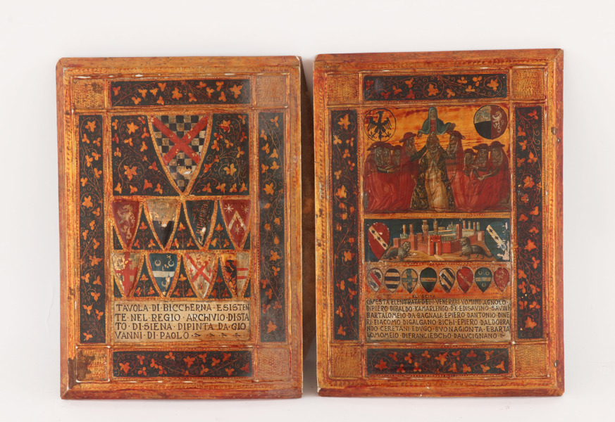 Bemålade omslag 2st, Italien, 18/1900-tal