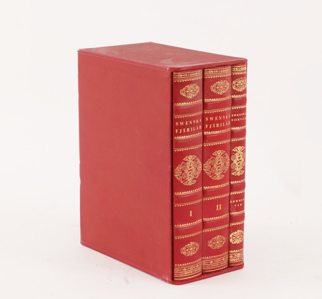 3 band, "Swenska Fjärilar", Wilhelm von Wright, 1989